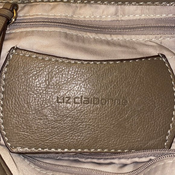 Grey Liz Claiborne Purse - Picture 8 of 8